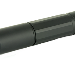 Advanced Armament Corp, Halcyon, Suppressor, 5.7X28MM, Titanium, PVD Finish, Black, Direct Thread 1/2X28