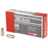 Aguila Ammunition, Pistol, 380ACP, 95 Grain, Full Metal Jacket, 50 Round Box