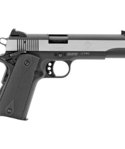American Tactical, 1911, Single Action Only, Semi-automatic, Metal Frame Pistol, Full Size, 22LR, 5" Threaded Barrel, Aluminum, Two-Tone, Black Anodized Frame, Polished Slide,...