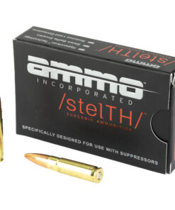 Ammo Inc, Subsonic, 300 Blackout, 220 Grain, Total Metal Coating, 20 Round Box
