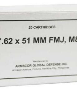 ARMSCOR 7.62X51 M80 147GR FMJ 20RD