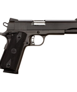 Armscor, Rock Standard FS, 1911, Semi-automatic, Metal Frame Pistol, Full Size, 45ACP, 5" Barrel, Steel, Parkerized Finish, Black, Rubber Grips, Fixed Sights, 8 Rounds, 1 Magazine