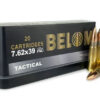 Belom, 7.62X39mm, 123 Grain, Full Metal Jacket, Brass Cased, 20 Round Box
