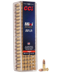 CCI, Mini Mag, 22LR, 36 Grain, Gilded Lead Hollow Point, 100 Round Box