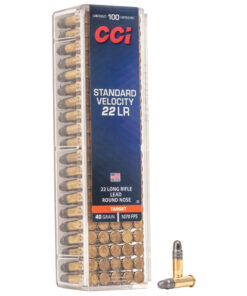 CCI, Standard Velocity, 22LR, 40 Grain, Lead Round Nose, 100 Round Box