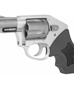 Charter Arms, Off Duty, Revolver, 38 Special, 2" Barrel, Aluminum, Stainless Finish, Rubber Grips, Fixed Sights, 5 Rounds, Fired Case