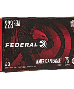 Federal, American Eagle, 223 Rem, 75Gr Total Metal Jacket, 20 Round Box