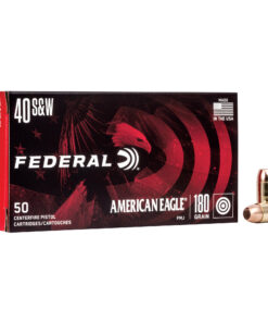 Federal, American Eagle, 40S&W, 180 Grain, Full Metal Jacket, 50 Round Box