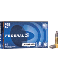 Federal, Champion, 22LR, 40 Grain, Solid, 50 Round Box