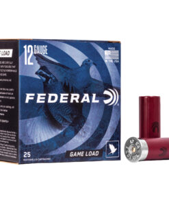Federal, Game Load, 12 Gauge, 2.75", #8, 3.25 Dram, 1oz, Shotshell, 25 Round Box