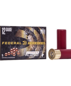 Federal, Premium, Vital Shok, 12 Gauge 2.75", 00 Buck, 1 1/8 oz, Buckshot, 9 Pellets, 5 Round Box