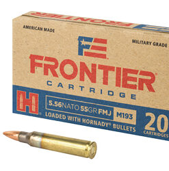 Frontier Cartridge, Lake City, 556 NATO, 55 Grain, FM193, FMJ, 20 Round Box