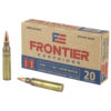 Frontier Cartridge, Lake City, 556 NATO, 68 Grain, Boat Tail Hollow Point, 20 Round Box