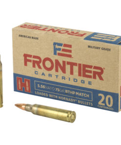 Frontier Cartridge, Lake City, 556 NATO, 75 Grain, Boat Tail Hollow Point Match, 20 Round Box