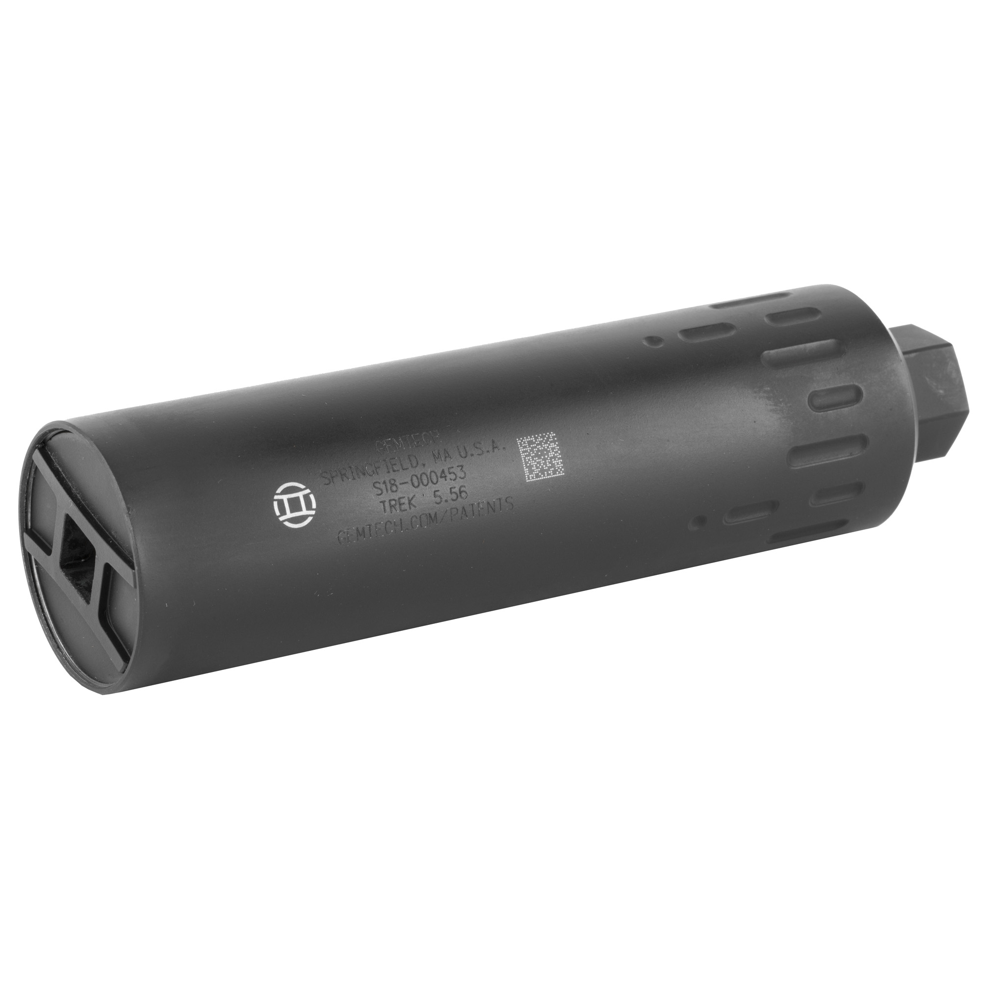 Gemtech TREK Rifle Suppressor 5.56MM Weight 17.3oz Threads 1/2x28
