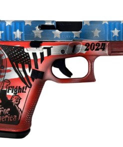 Glock 19 GEN 5 Distressed RWB Trump 9mm Semi-Auto 4" Barrel