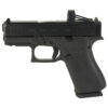 Glock, 43X MOS, TALO Exclusive, Striker Fired, Semi-automatic, Polymer Frame Pistol, Sub-Compact, 9MM, 3.41" Barrel, nPVD Finish, Black, Fixed Sights, Shield Optic, 10 Rounds, 2...