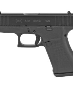Glock 43X Sub-Compact 9MM 3.41" Barrel Fixed Sights 10Rd 2 Magazines
