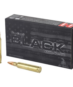 Hornady, BLACK, 223 Rem, 62 Grain, Full Metal Jacket, 20 Round Box