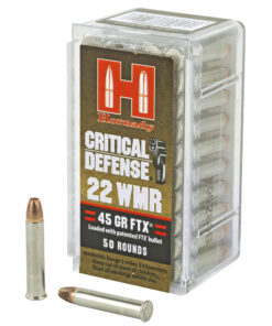 Hornady, Critical Defense, 22WMR, 45 Grain, FTX, 50 Round Box