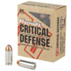Hornady, Critical Defense, 40S&W, 165 Grain, Flex Tip, 20 Round Box