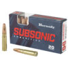 Hornady, Subsonic, 300 Blackout, 190 Grain, Sub-X, 20 Round Box