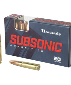 Hornady, Subsonic, 300 Blackout, 190 Grain, Sub-X, 20 Round Box