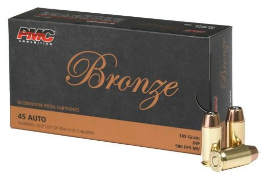 PMC 45 ACP 185GR JHP 50RD