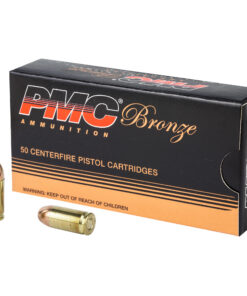 PMC Ammunition, Bronze 380ACP, 90 Grain Full Metal Jacket, 50 Round Box