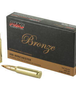 PMC, Bronze, 308 Winchester, 147 Grain, Full Metal Jacket, 20 Round Box