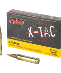 PMC, XTAC, 556NATO, 55 Grain, Full Metal Jacket, 20 Round Box