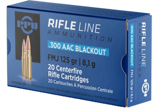 PPU 300 AAC 125GR FMJ 20RD