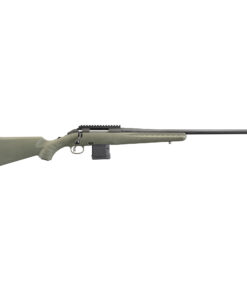 Ruger, American Predator Rifle, Bolt-Action, 6.5 Creedmoor, 22" Threaded Barrel, Matte Black Finish, Green Composite Stock, Scope Base, 3Rd AI Style Magazine