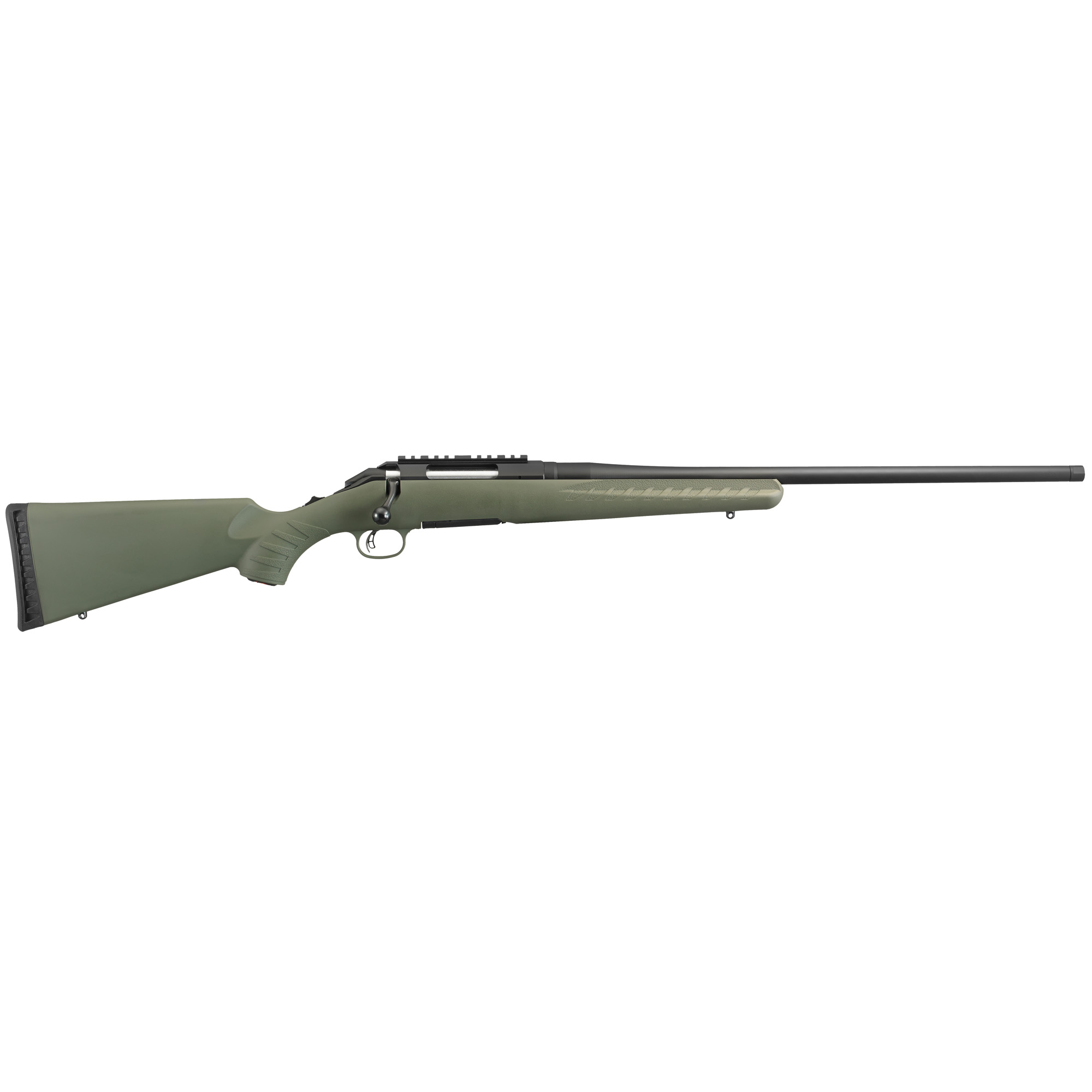 Ruger, American Rifle Predator, Bolt-Action Rifle, 6.5 Creedmoor, 22" Threaded Barrel, Matte Black Finish, Alloy Steel, Moss Green Composite Stock, 4Rd Rotary Magazine