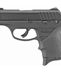 Ruger, EC9s, Semi-automatic, Striker Fired, 9MM, 3.1" Barrel, Black, Hogue Grip, 7 Round, 1 Mag, Thumb Safety, Fixed Sights, Polymer