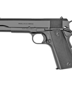 SDS Imports, 1911A1 Service, Single Action Only, Semi-automatic, Metal Frame Pistol, Full Size, 45 ACP, 5" Barrel, Steel, Parkerized Finish, Black, Fixed Sights, Manual Thumb...