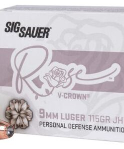 SIG 9MM LUGER 115GR ELITE V-CROWN JHP 20RD