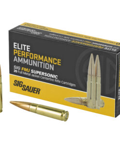 Sig Sauer, Elite Ball, 300 Blackout, 125 Grain, Full Metal Jacket, 20 Round Box