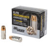 Sig Sauer, Elite Performance V-Crown Ammunition, 9MM, 124 Grain, Jacketed Hollow Point, 20 Round Box