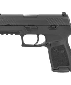 Sig Sauer, P320 Compact, Striker Fired, 9MM, 3.9" Barrel, Polymer Frame, Black Finish, Fixed Sights, 15Rd, 2 Magazines
