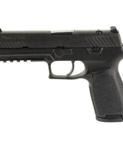 Sig Sauer, P320, Full Size, Striker Fired, Semi-automatic, Polymer Frame Pistol, Compact, 9MM, 4.7" Barrel, Nitron Finish, Black, Optics Ready Slide, Siglite Night Sights, 17...