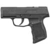 Sig Sauer, P365 SAS, Striker Fired, 9MM, 3.1" Barrel, Polymer Frame, Black Finish, Flush Mounted FT Bullseye Fiber-Tritium Night Sight, 1 Flush Fit 10Rd & 1 Extended 10Rd