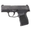 Sig Sauer, P365, Striker Fired, Semi-automatic, Polymer Frame Pistol, Sub-Compact, 380 ACP, 3.1" Barrel, Nitron Finish, Black, SIGLITE Day/Night Sights, 2 Magazines, 10 Rounds,...