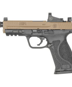 Smith & Wesson, M&P 2.0 Semi-automatic Polymer Frame Pistol Full Size 9MM 4.6" Threaded Barrel Armornite Finish Flat Dark Earth Slide