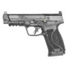 Smith & Wesson, M&P 2.0, Striker Fired, Semi-automatic, Polymer Frame Pistol, Full Size, 10MM, 4.6" Barrel, Armornite Finish, Black, Optic Height White 3 Dot Sights, No Thumb...