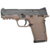 Smith & Wesson, M&P9 SHIELD EZ M2.0, Internal Hammer Fired, Semi-automatic, Polymer Frame Pistol, Micro-Compact, 9MM, 3.675" Barrel, Armornite Finish, Black Slide, Flat Dark...