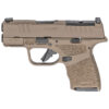 Springfield, Hellcat, Semi-automatic, Striker Fired, Micro Compact, 9MM, 3" Barrel, Polymer Frame, Flat Dark Earth, Optics Ready, Tritium/Luminescent Front Sight, Tactical Rack...