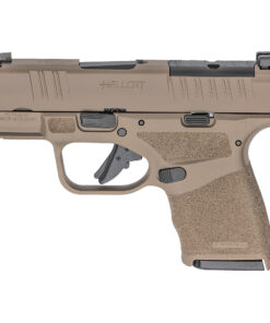 Springfield, Hellcat, Semi-automatic, Striker Fired, Micro Compact, 9MM, 3" Barrel, Polymer Frame, Flat Dark Earth, Optics Ready, Tritium/Luminescent Front Sight, Tactical Rack...