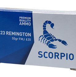 STV Technology, Scorpio Ammo, 223 Remington, 55 Grain, Full Metal Jacket, 20 Round Box