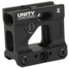 Unity Tactical, FAST Micro, Red Dot Mount, 2.26" Optical Height, Compatible with T1/T2 Footprints, Anodized Finish, Black